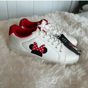 NEW Aldi Disney Minnie Mouse Sneakers – White/Red – Women’s Size 8